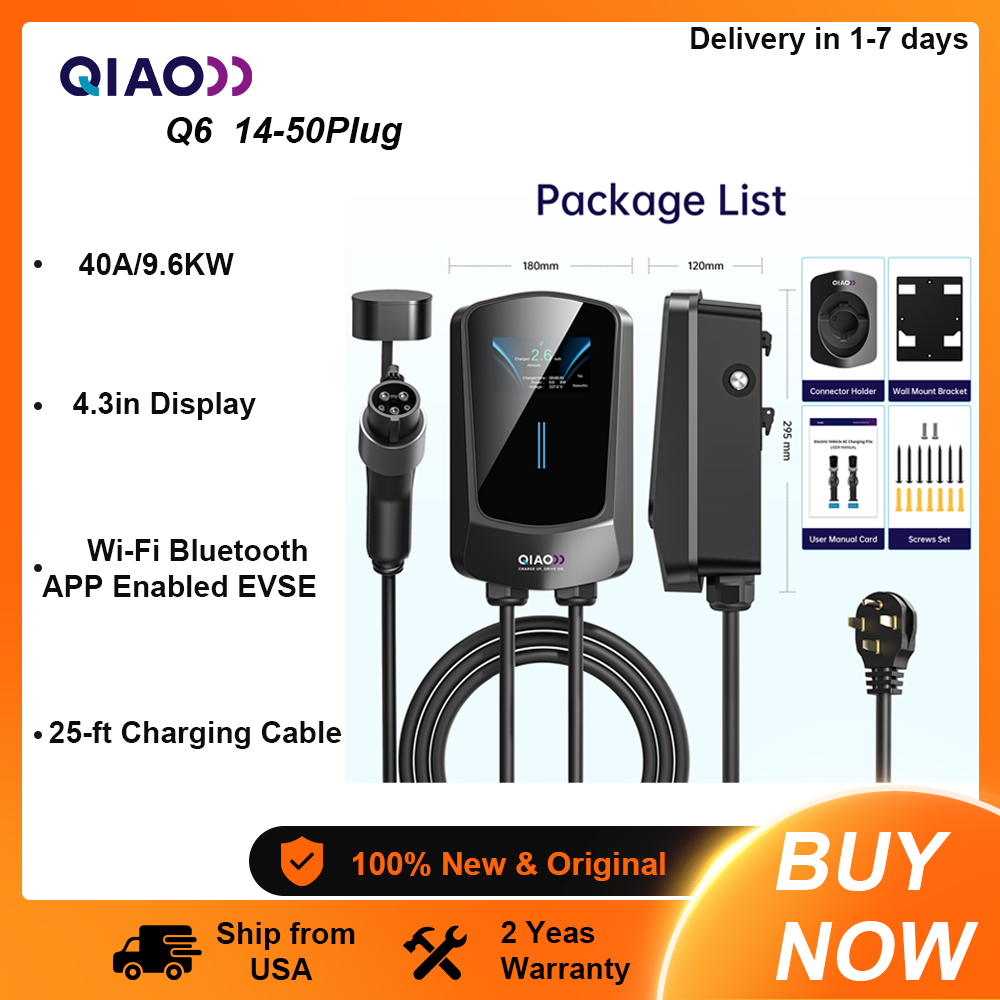 QIAO Level 2 Electric Vehicle  - đánh giá và giá Home Ev Charger