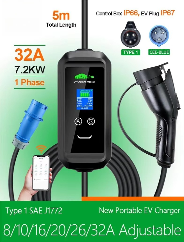 Custom USA AC Portable EV Char - đánh giá và giá Portable Ev Charger