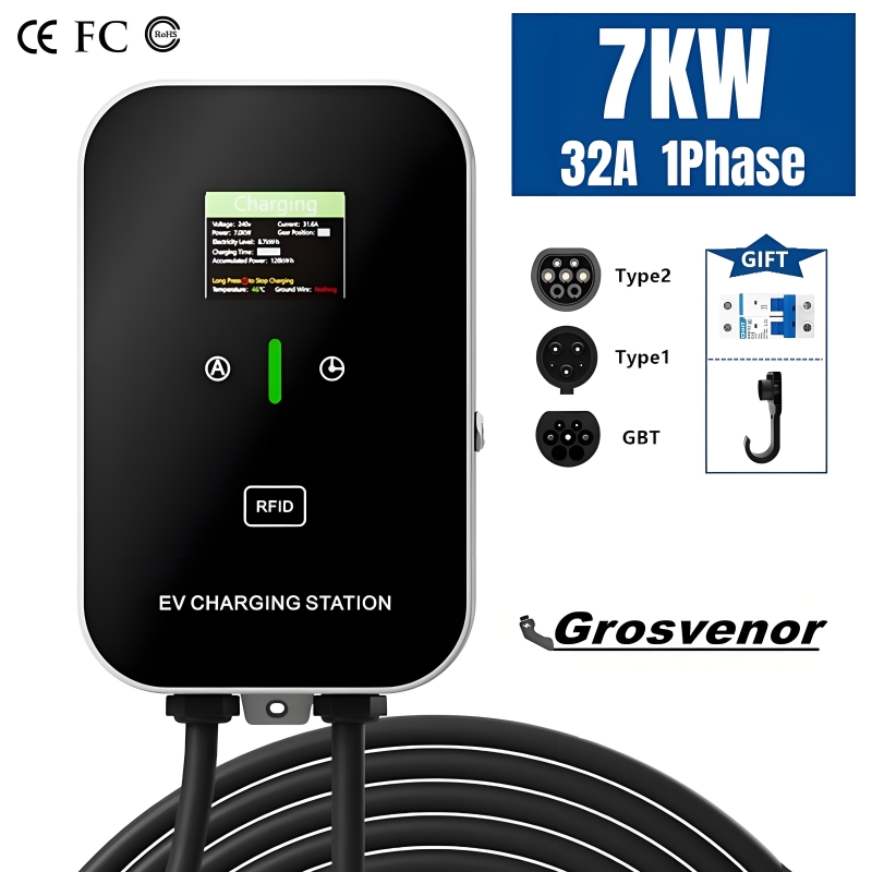 New 7KW Type2 Electric Vehicle - đánh giá và giá Wallbox Ev