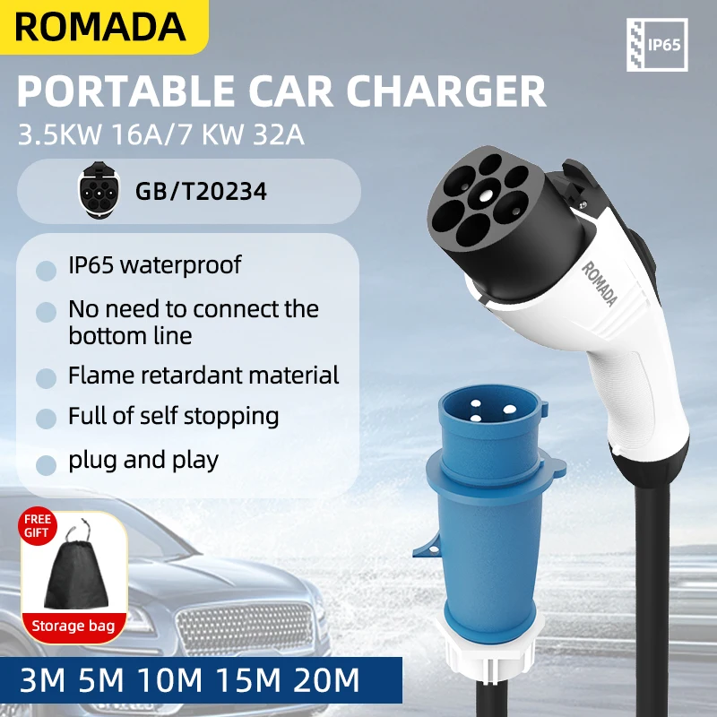 For Electric Vehicle 3.5KW 16A - đánh giá và giá Ev Charger Adapter