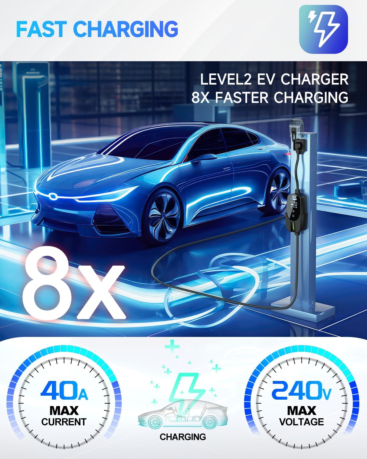 EVDANCE Portable EV Charger fo - đánh giá và giá Home Ev Charger